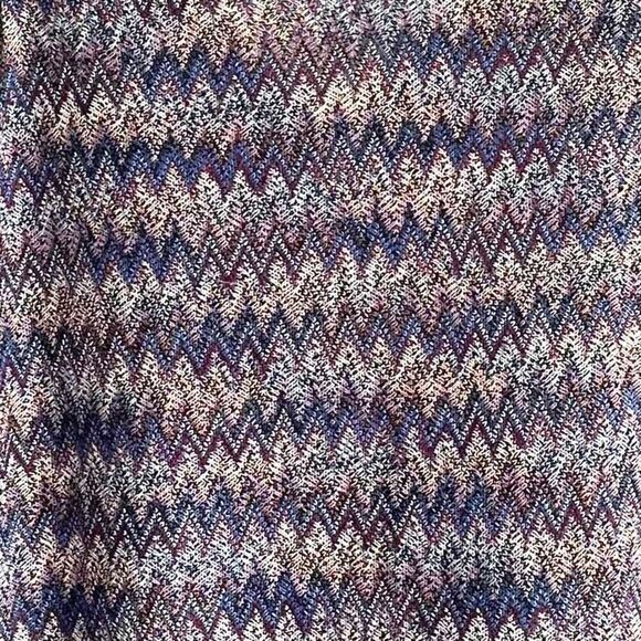 ANTHRO MAEVE Westwater Sleeveless Hi-Low Knit V-Neck Mini Dress Blue Pink M - Picture 11 of 14